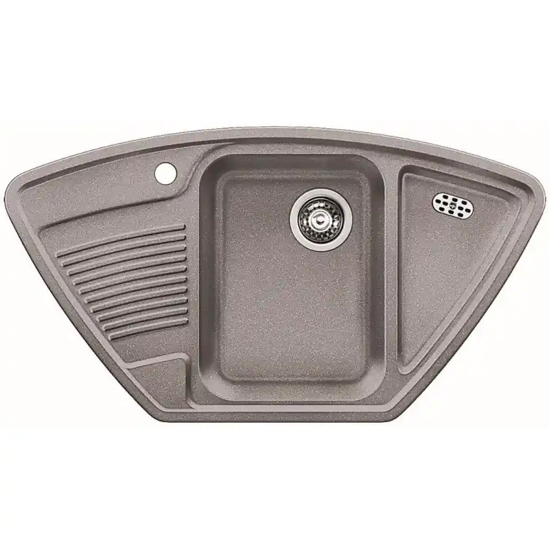 BLANCO Classic 9 E Granitspüle ohne Exzenter aluminium 521339 Direkt Vom Hersteller