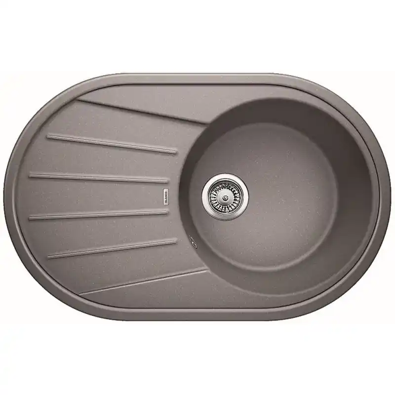Knallerangebot BLANCO Tamos 45 S Granitspüle ohne Exzenter aluminium 521391