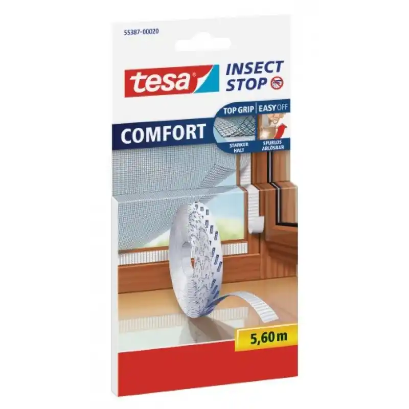 TESA Insect Stop Fliegengitter COMFORT Klettband-Ersatzrolle 55387 Sichere Zahlung