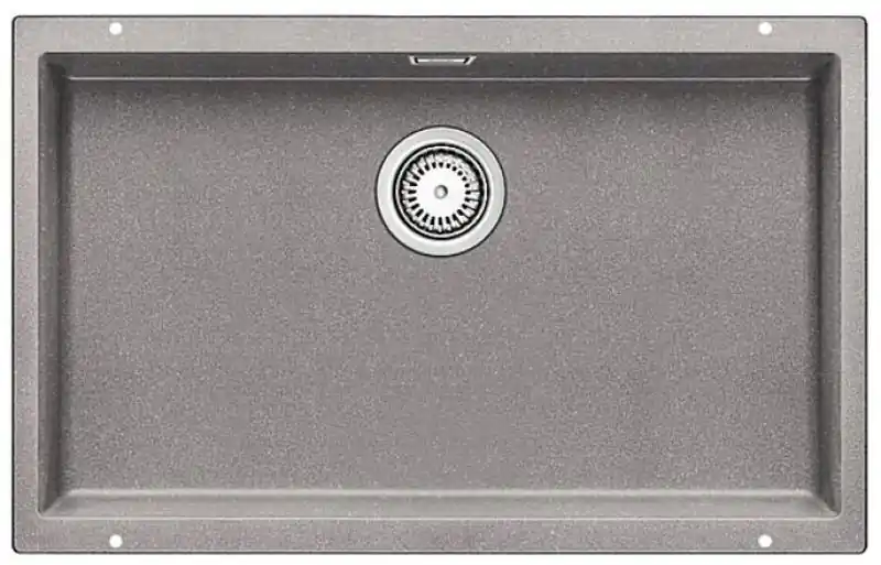 BLANCO 700 - U Granitspüle mit Exzenter aluminium 515773 Jetzt Bestellen