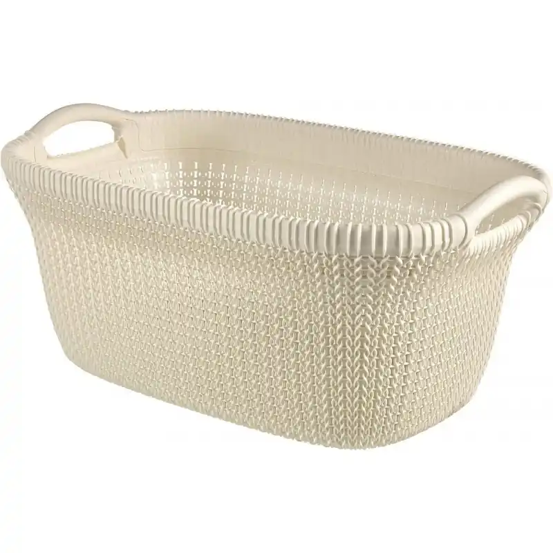 CURVER KNIT 40L Wäschekorb 60 x 27 x 39 cm, creme 03677-X64 Sale