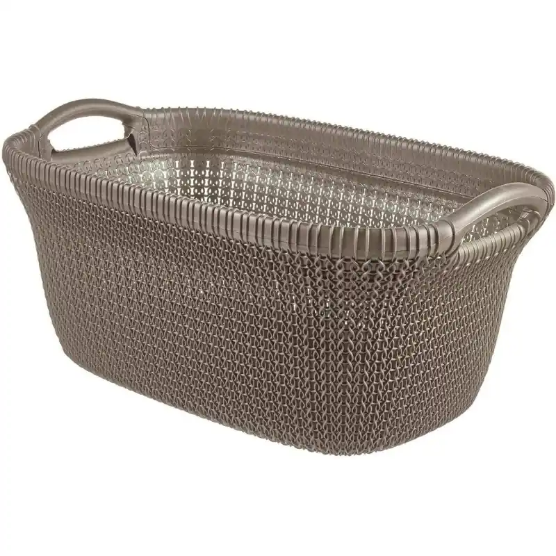 CURVER KNIT 40L Wäschekorb 60 x 27 x 39 cm, braun 03677-X59 Ausverkauf
