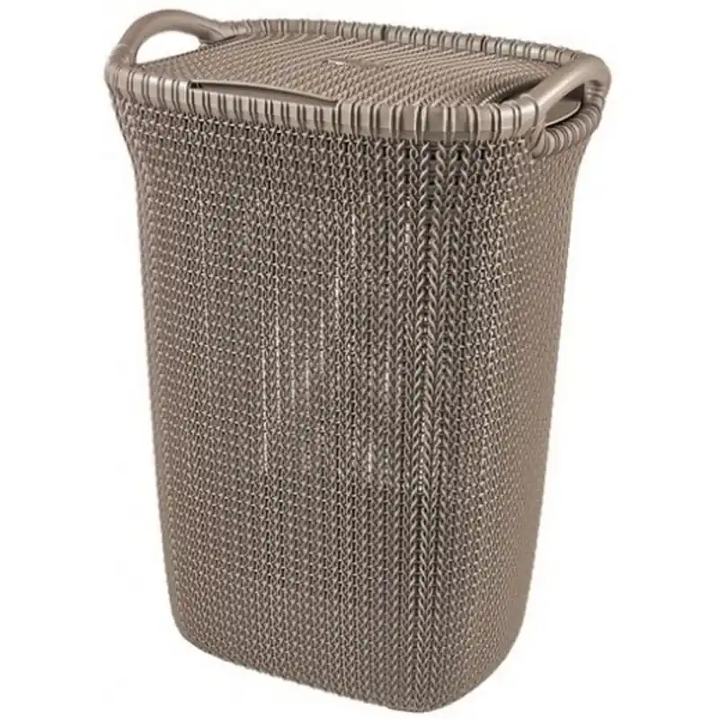 CURVER KNIT 57L Wäschesammler 45 x 61 x 34 cm, braun 03676-X59 Günstig