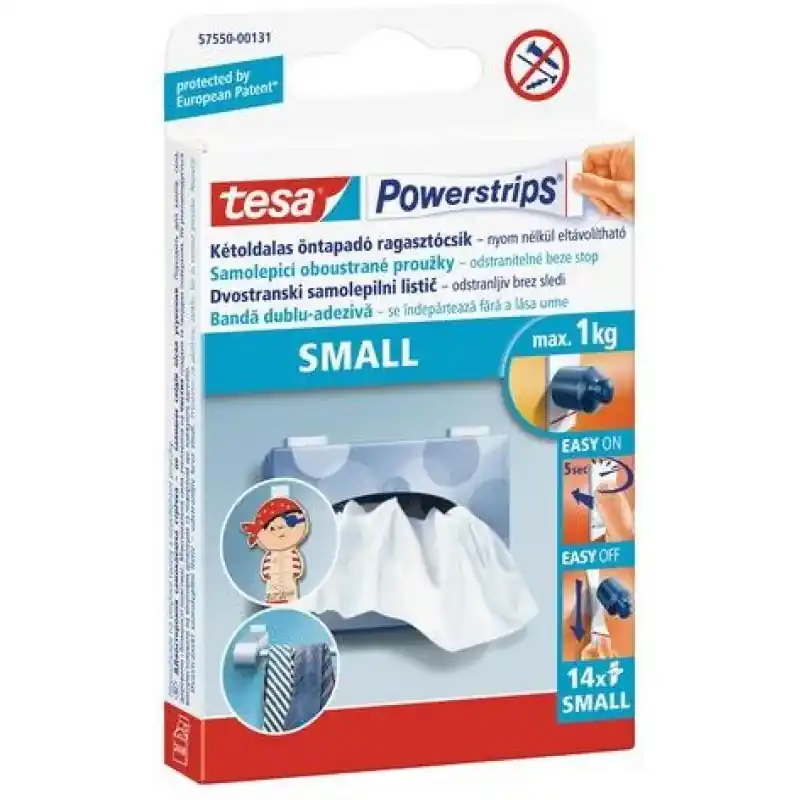 Sale TESA Powerstrips® Small Selbstklebestrips, Klebe-Pads 57550