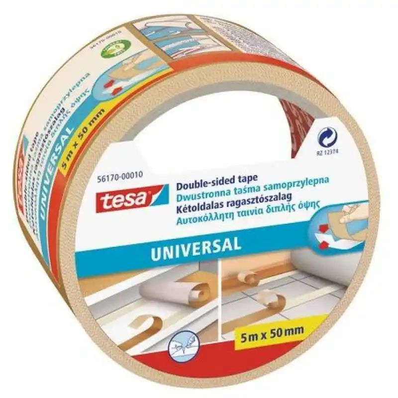 TESA Doppelseitiges Klebeband universal 5m x 50mm 56170 Top-Preis