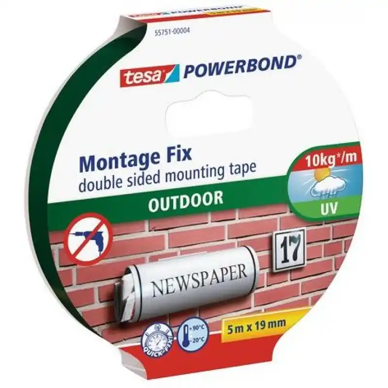Günstig TESA Powerbond® OUTDOOR 5m x 19mm 55751