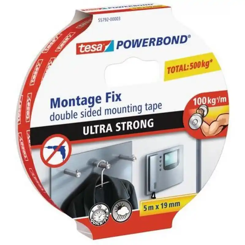 TESA Powerbond® ULTRA STRONG Montageband 5m x 19mm 55792 Jetzt Bestellen