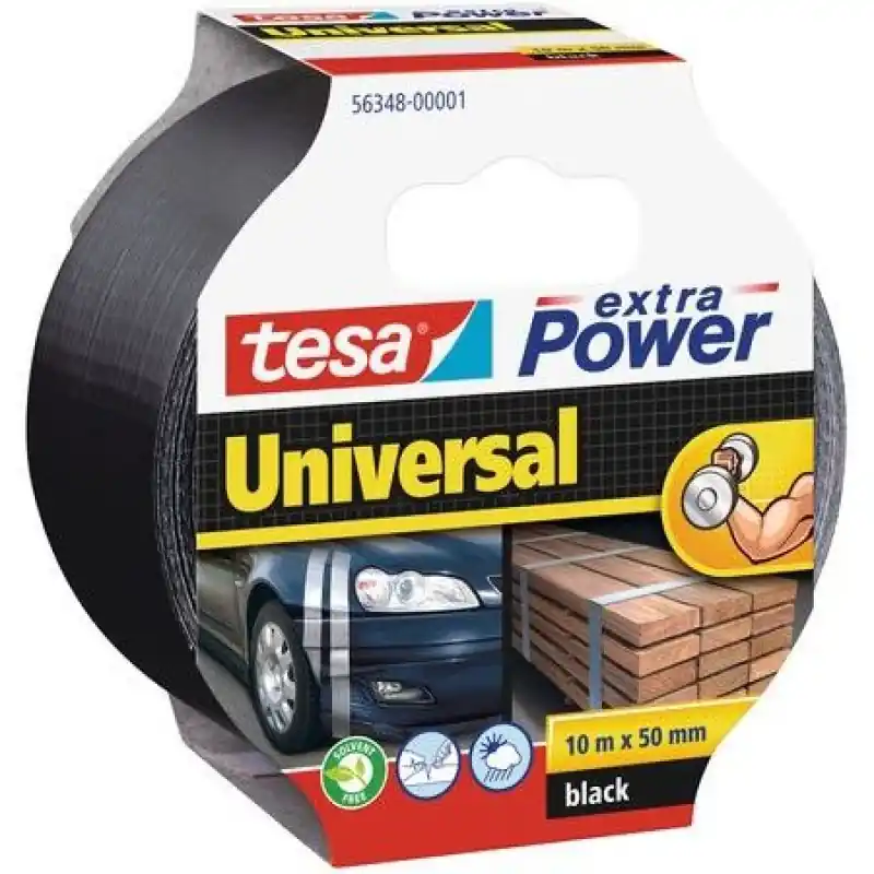Preiswert TESA extra Power® Universal Gewebeband Folienband schwarz 56348