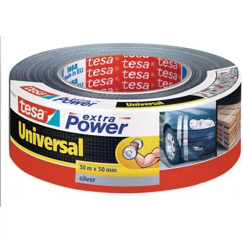 Sofort Bestellen TESA extra Power® Universal Gewebeband Folienband silber 56389