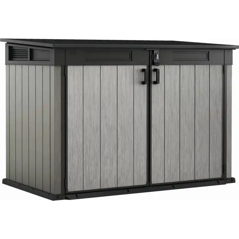 KETER GRANDE STORE Mülltonnenbox/Gartenbox, 190,5 x 109,3 x 132,5 cm, grau 17212383 Preis Gesenkt