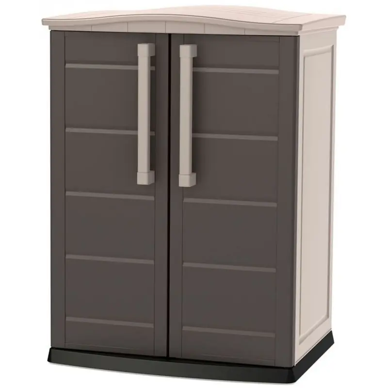 KETER BOSTON GARDEN SHED BASE Aufbewahrungsschrank, 70 x 50 x 92 cm, beige/braun 17200893 Schneller Versand