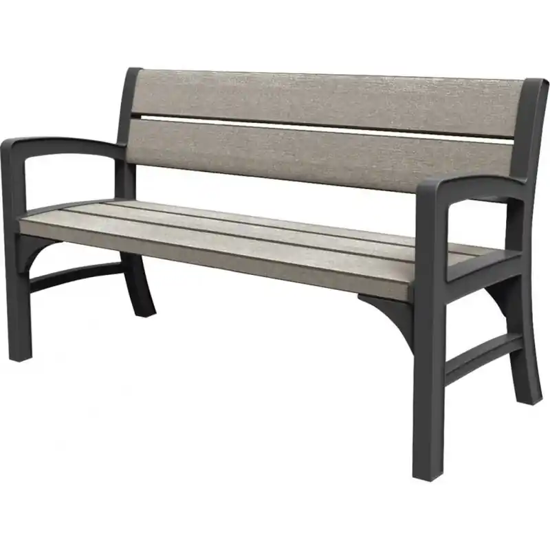 KETER MONTERO 3-Sitzer-Gartenbank 150 x 62 x 89,5 cm, graphit/braungrau 17204596 Preis Gesenkt