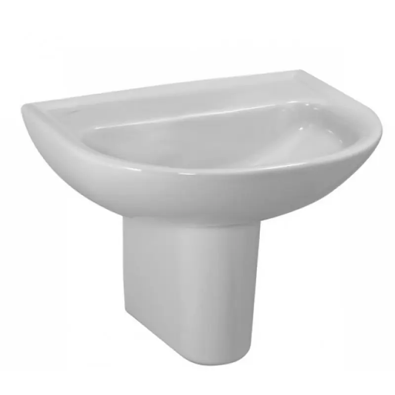 Echt Laufen PRO B Waschbecken ohne Hahnloch und Überlauf, weiss