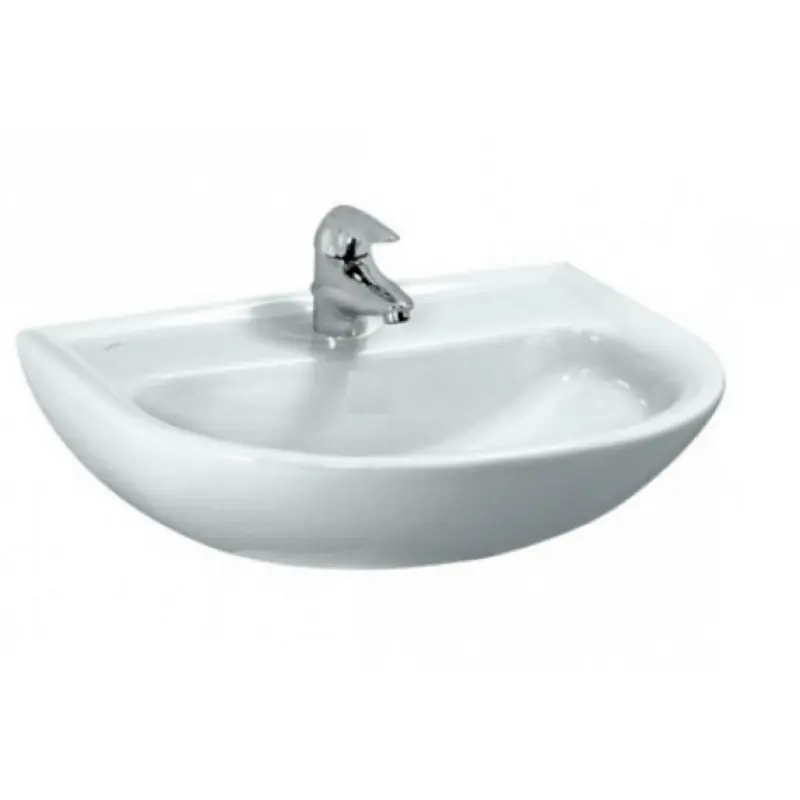 Laufen PRO B Waschbecken mit Hahnloch, ohne Überlauf, 8.1095.1.000.156.1 Begrenztes Angebot