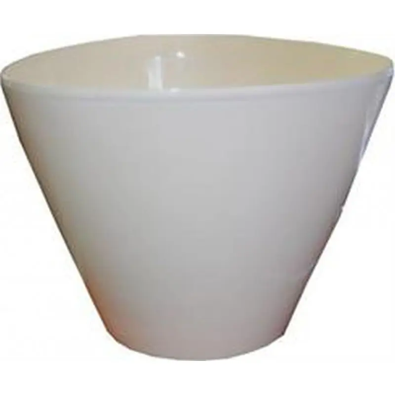 Begrenztes Angebot PROSPERPLAST Blumentopf Dreieck Serie COUBI 10 l weiß glänzend DTG320