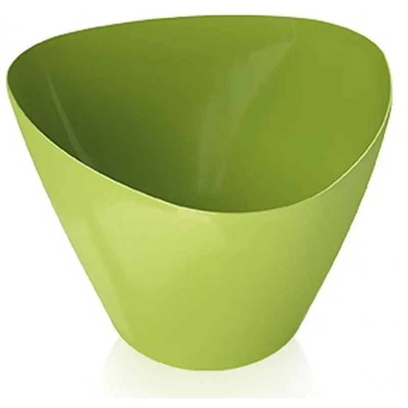 PROSPERPLAST Blumentopf Dreieck Serie COUBI 10 l grün glänzend DTG320 Schnäppchen