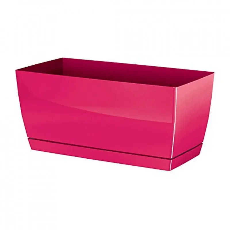 Jetzt Bestellen COUBI Blumenkasten mit Untersetzer 24x12x11cm, 2,5l, Brombeer-glänzend DUPP240