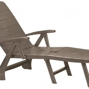 Abverkauf CURVER ROMA Rollliege, 190 x 73 x 37 cm, cappuccino 17180022