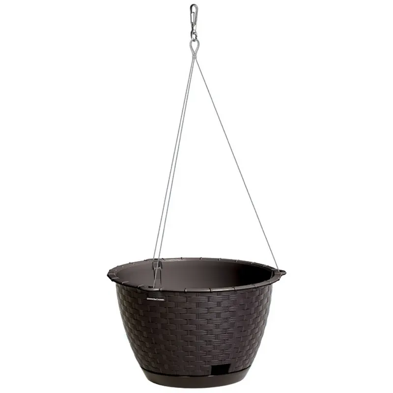 Top-Preis PROSPERPLAST Hängetopf Hängeampel RATOLLA ROUND W umbra 21,7 cm DRLW215S