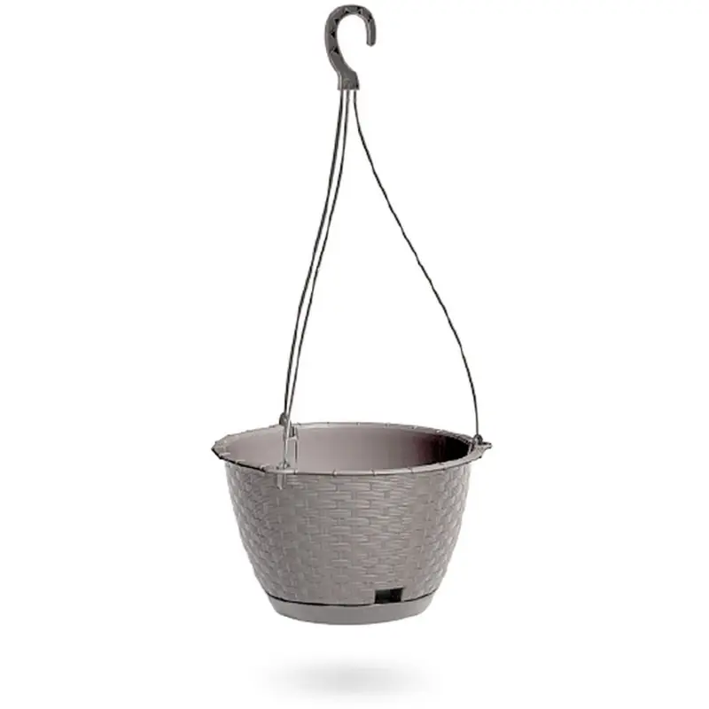 Saisonangebot PROSPERPLAST Hängetopf Hängeampel RATOLLA ROUND mocca 21,7 cm DRLW215