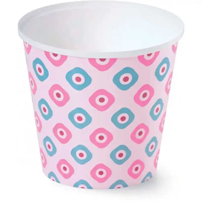 Highlight Blumentopf Übertopf IML 13 cm Motiv pink M3 DMLH130