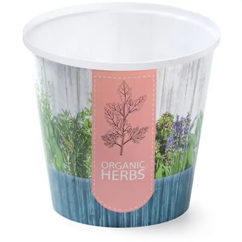 Blumentopf Übertopf IML 13 cm Kräuter Organic H2 DMLH130 Jetzt Bestellen