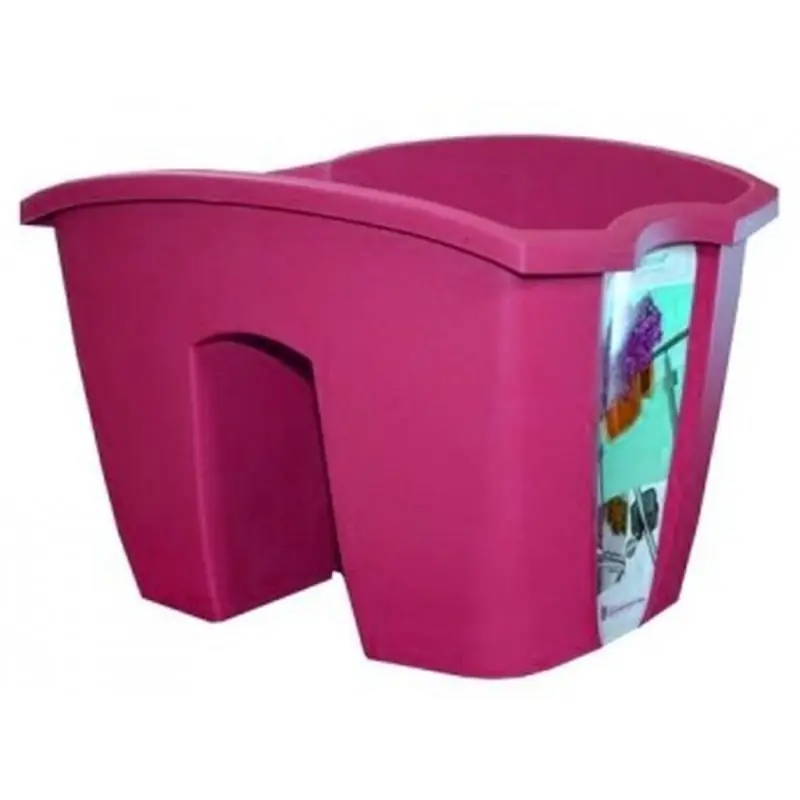 PROSPERPLAST CROWN Balkontopf für Balkongeländer 24 x 28 x 20 cm, fuchsie DCRO240 Wochenendangebot
