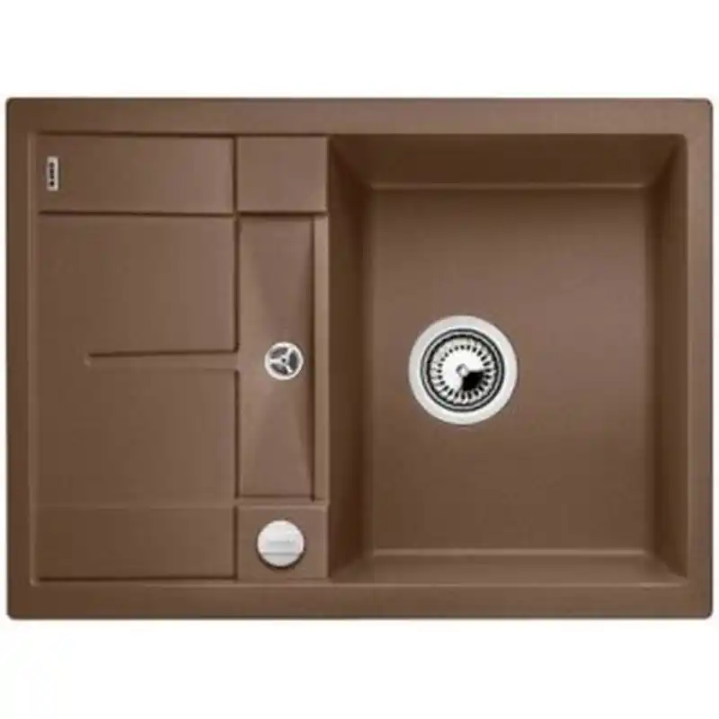 BLANCO METRA 45 S Compact Küchenspüle mit Exzenter muskat 521885 Markenprodukt