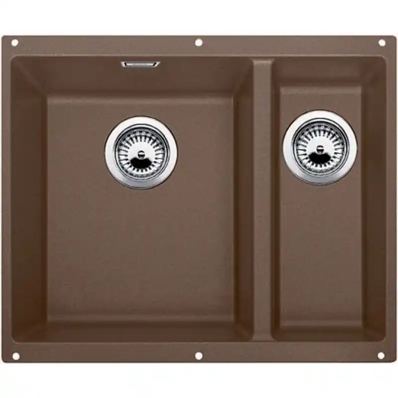 BLANCO Subline 340/160-U Küchenspüle mir Drehknopf 521983 Heißes Angebot
