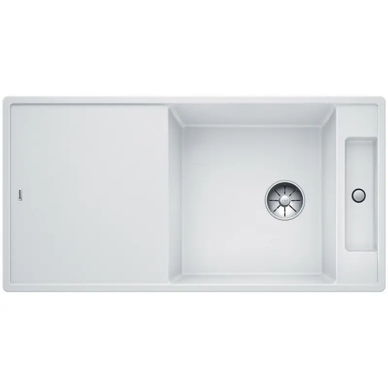 Günstig BLANCO Axia III XL 6 S Granitspüle ohne Exzenter weiß 522183