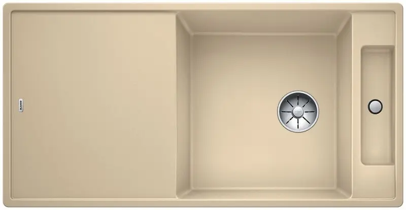 BLANCO Axia III XL 6 S Granitspüle ohne Exzenter champagne 522185 Echt
