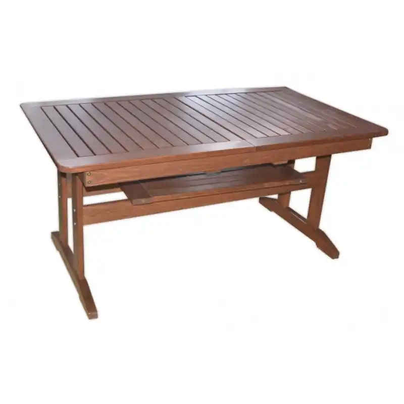 Gartentisch ANETA lackiert dunkler Kiefer 160/210x90x73 cm, 97/8 Saisonangebot