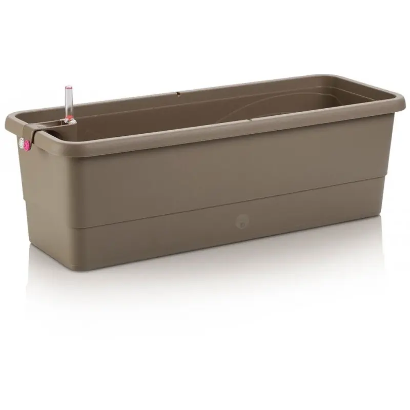 Preisknaller PLASTKON Bewässerungssystem Blumenkasten Smart System Gardenie 60 cm taupe