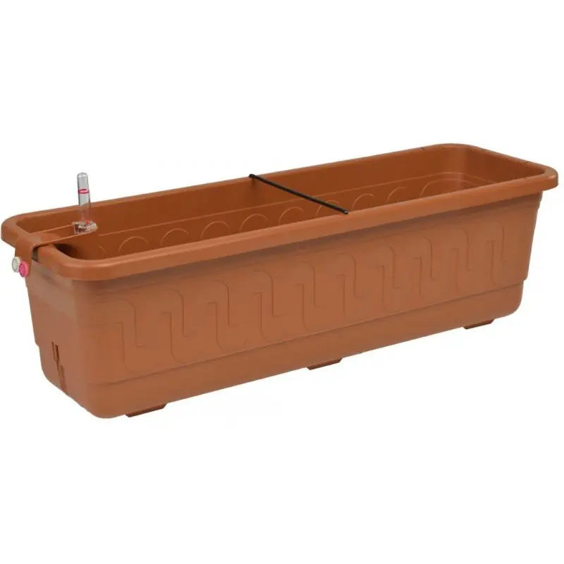 Schneller Versand PLASTKON Bewässerungssystem Blumenkasten Smart System Fantazie 40 cm terrakotta