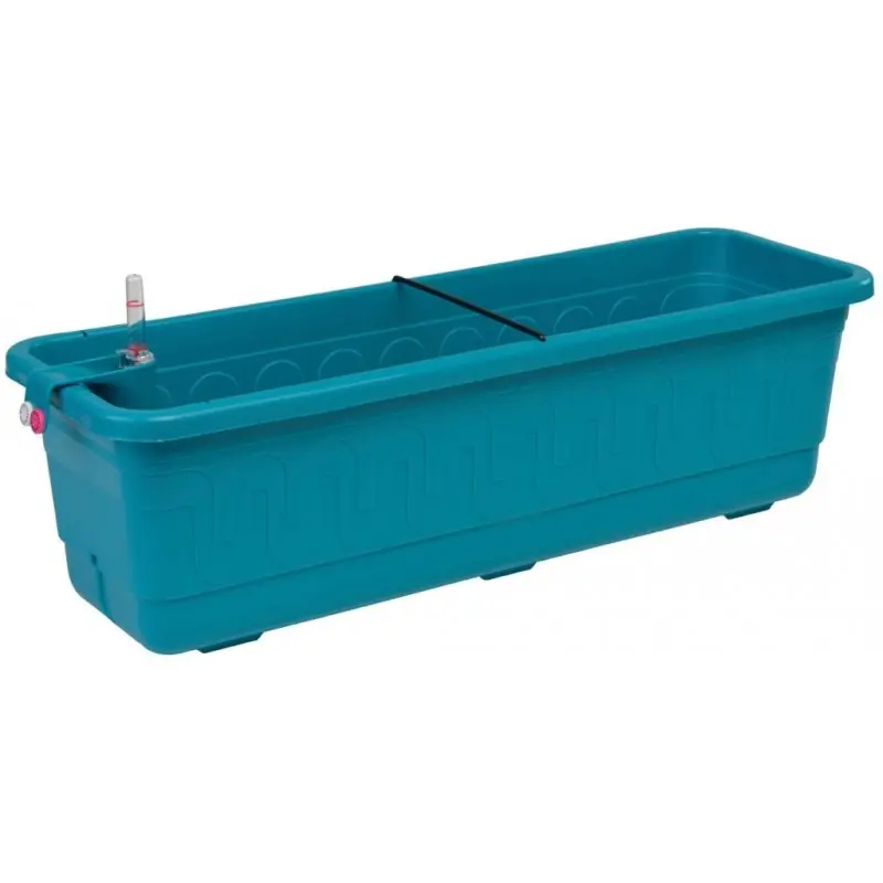 PLASTKON Bewässerungssystem Blumenkasten Smart System Fantazie 60 cm türkis Rabatt