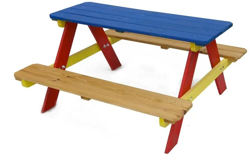 PIKNIK Kindersitzbank mit Tisch Geprüft