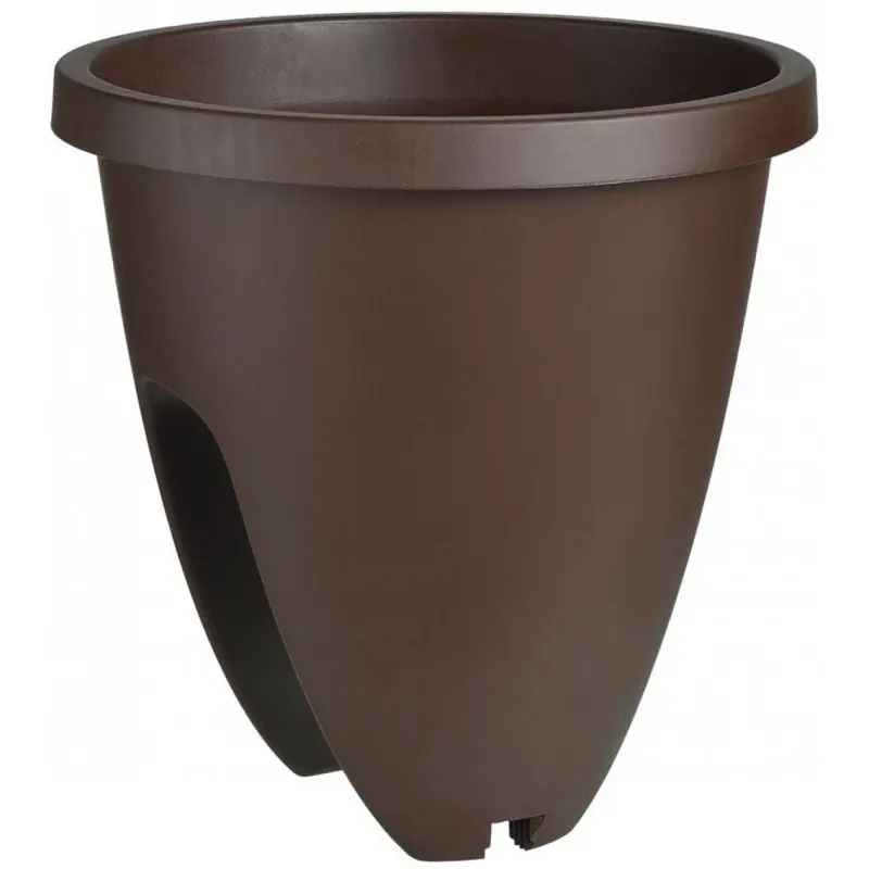 Versand Am Gleichen Tag PLASTKON Geländerkasten Balconia Ovi 26 cm braun