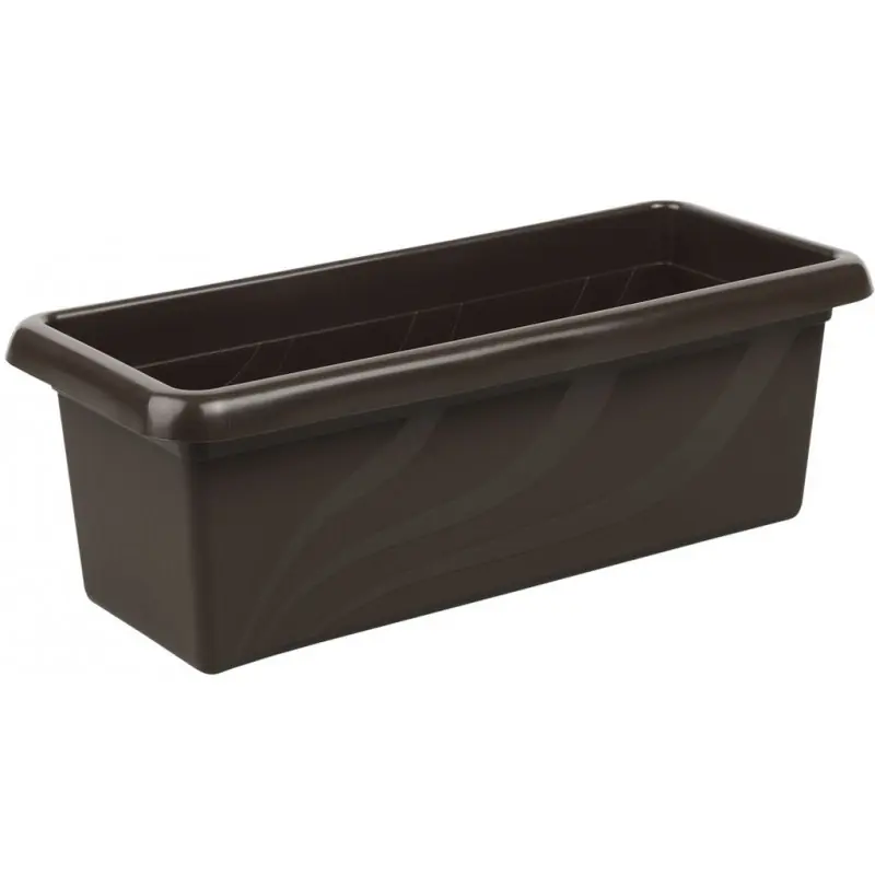 PLASTKON Blumenkasten Trend 40 cm braun Neue Ware