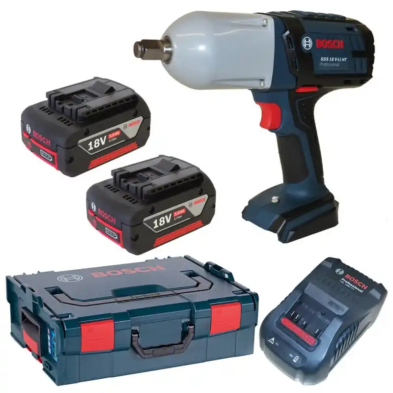 Zertifiziert BOSCH GDS 18 V-LI HT Professional Akku-Drehschlagschrauber, 06019B130A