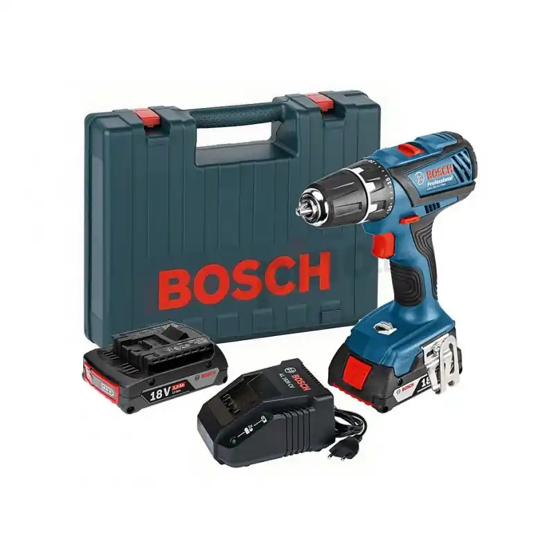 Preis Gesenkt BOSCH GSR 18-2-LI Plus Professional 2 x 2,0 Ah + Koffer, 06019E6120