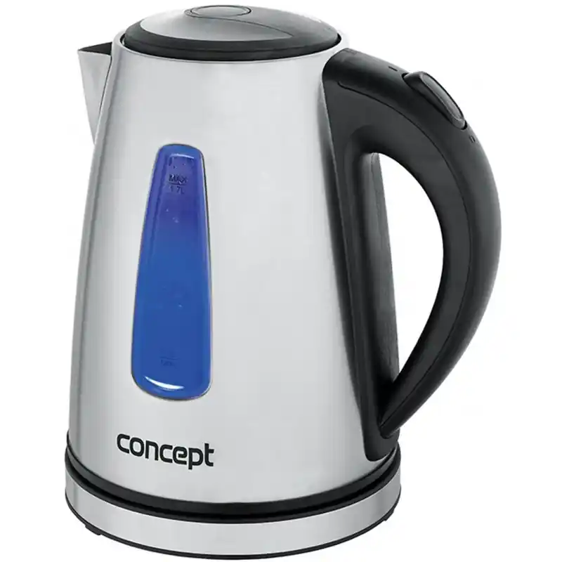 CONCEPT RK-3140 Edelstahl-Wasserkocher 1,7 Liter, LED-Beleuchtung, 2200W rk3140 Top-Seller