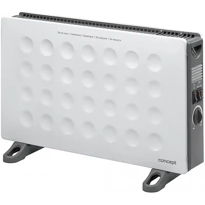 Neu Im Sortiment CONCEPT KS3006 Stand- und Wandkonvektor mit Turbo-Heizlüfter, 2000 w, weiss ks3006