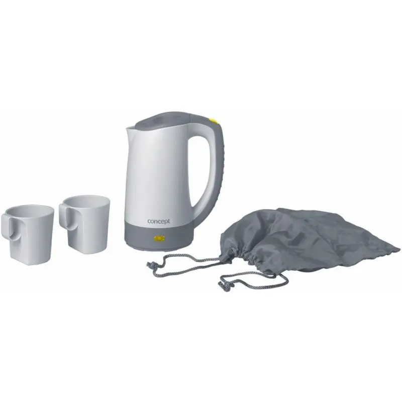 CONCEPT RK-7010 Reise- Wasserkocher 0,4 Liter + 2 Tassen, rk7010 Günstig