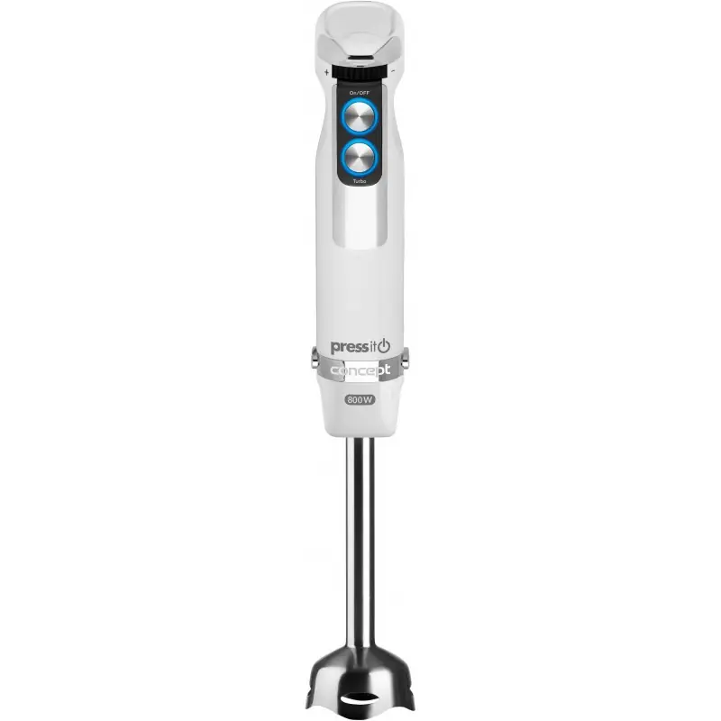 Neu CONCEPT TM-4740 Stabmixer PRESSITO 800 W weiß, LED-Beleuchtung, tm4740