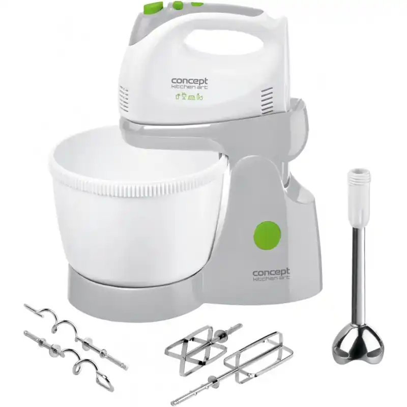 CONCEPT SR-3365 KITCHEN ART Küchenmaschine Handrührer mit Stabmixer, 300W sr3365 Direkt Vom Hersteller