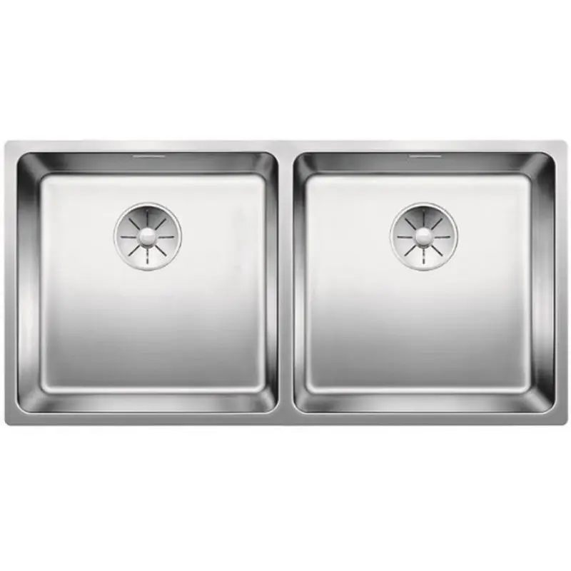 Nur Heute BLANCO Andano 400/400-IF Edelstahlspüle InFino ohne Zugknopf 522985