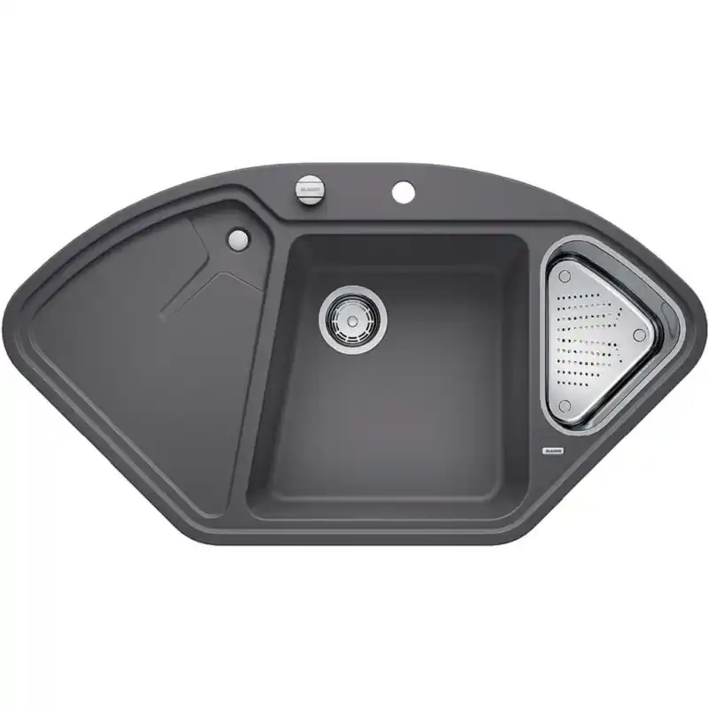 BLANCO BLANCODELTA II Granitspüle, felsgrau 521253 Preis Gesenkt