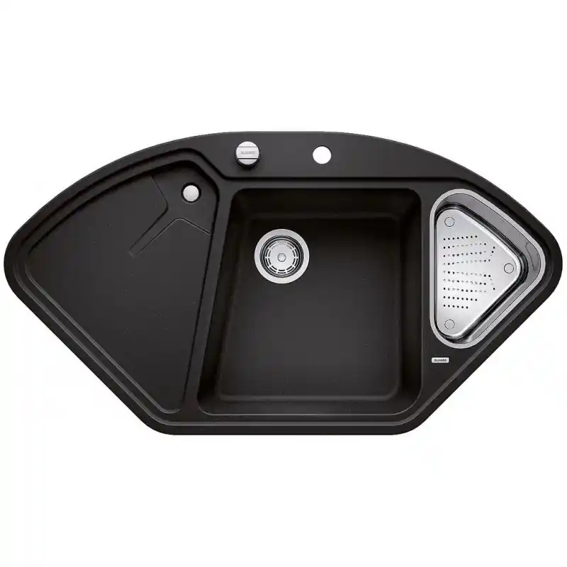 BLANCO BLANCODELTA II-F Granitspüle, anthrazit 521261 Preisreduziert