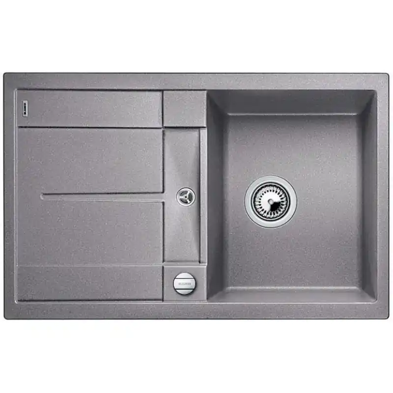BLANCO Metra 45 S-F SILGRANIT, Granitspüle alumetallic 519082 Bestseller