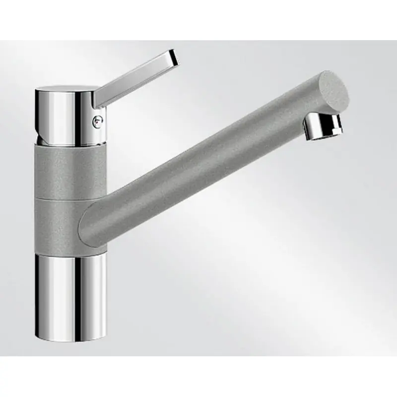 Expressversand BLANCO TIVO Einhebelmischer Niederdruck SILGRANIT®-Look alumetallic/chrom 518416